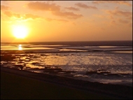 Sonnenuntergang nach Sturm